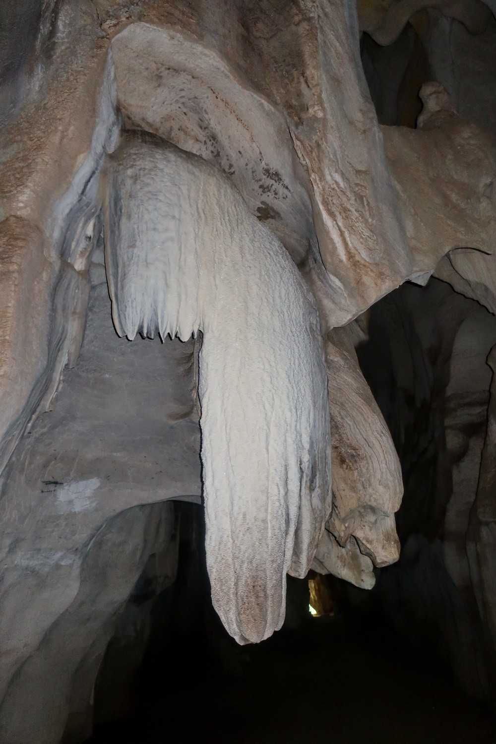 Huge stalactite